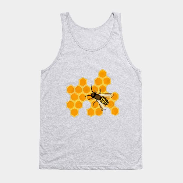 Honey & Bee Tank Top by Dandy Doodles